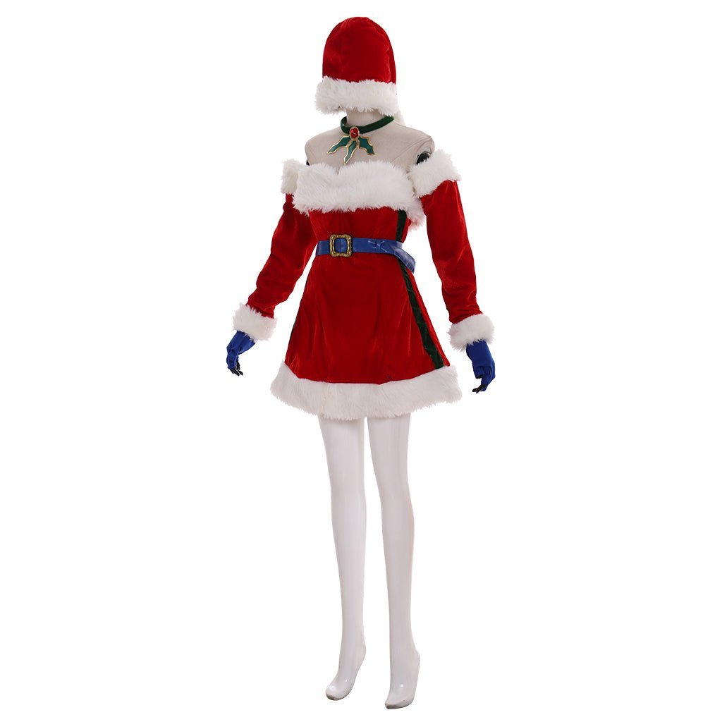 Traje de Cosplay de Miss Fortune Vestido de Navidad Sexy | Atuendo de la Cazarrecompensas de League of Legends - Fantasia Cosera