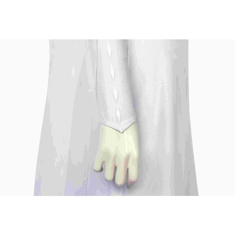Vestido de Escenario Largo de Manga Larga de Princesa Elsa para Mujer Disfraz de Cosplay - Fantasia Cosera