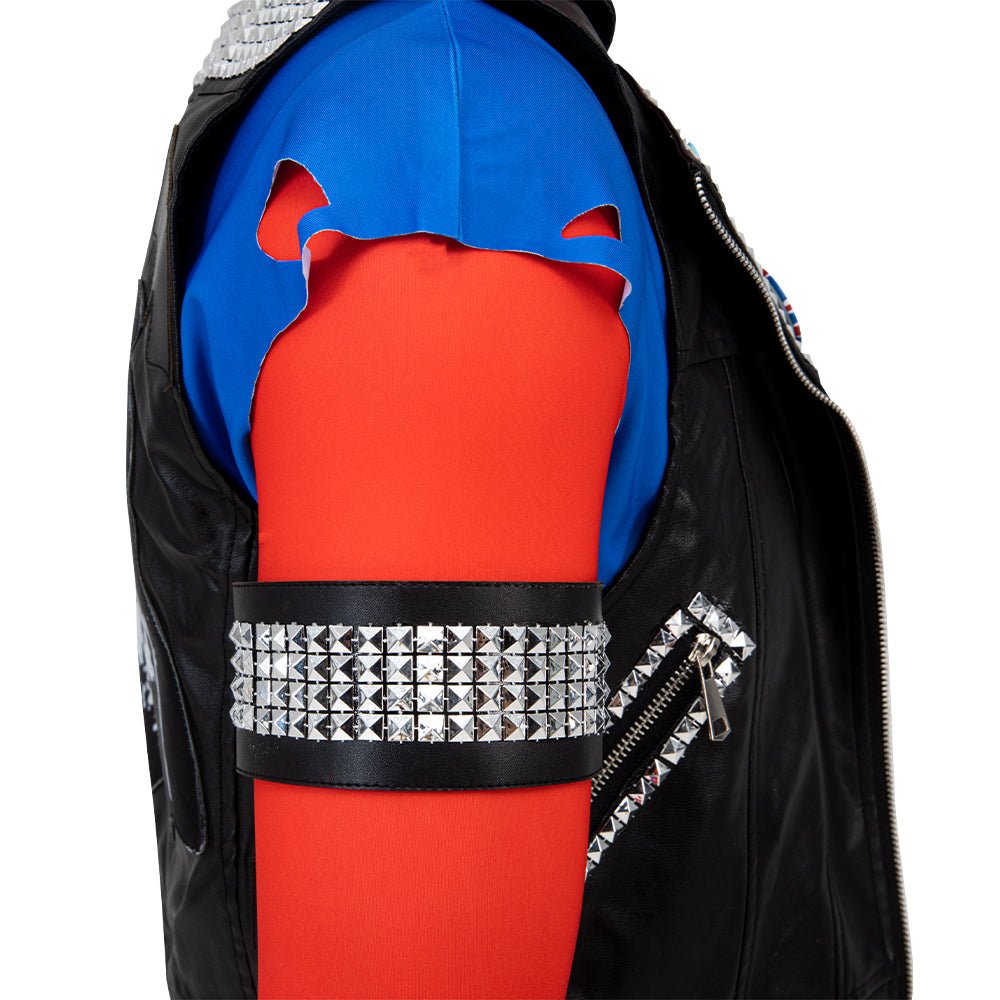 Traje de Cosplay Punk Spider-Man (Hobie) de Spider-Man: A Través del Spider-Verso - Fantasia Cosera