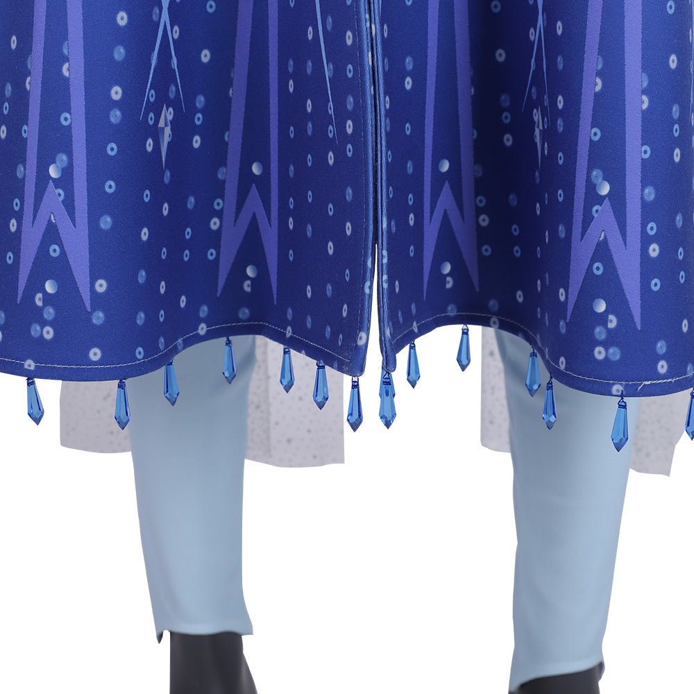 Traje de Cosplay de Elsa de Frozen 2 - Réplica Premium de la Película - Fantasia Cosera