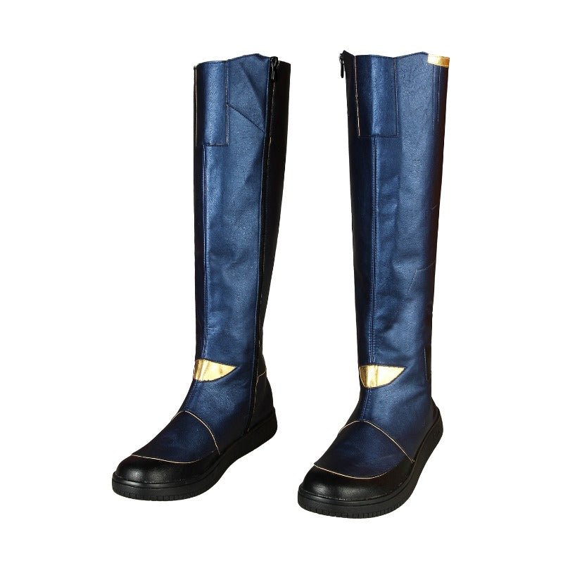 Traje de Cosplay de Captain Marvel Endgame + Zapatos - Avengers 4 - Fantasia Cosera