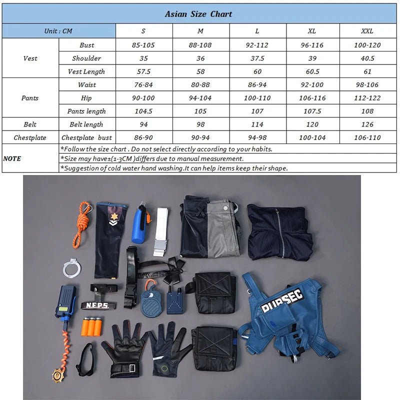 Traje de Cosplay de Seth Lowell de Zenless Zone Zero para Oficial Novato, Disfraz para Hombres en Fiestas de Halloween - Fantasia Cosera