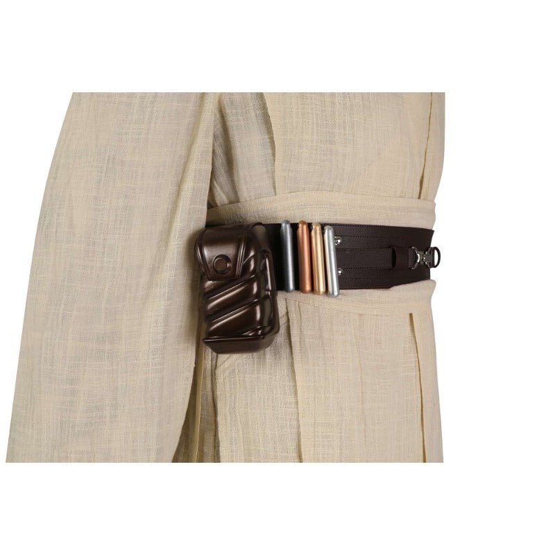 Traje de Cosplay de Obi-Wan Kenobi Vestimenta Jedi Conjunto Completo para Halloween y Fiestas - Fantasia Cosera