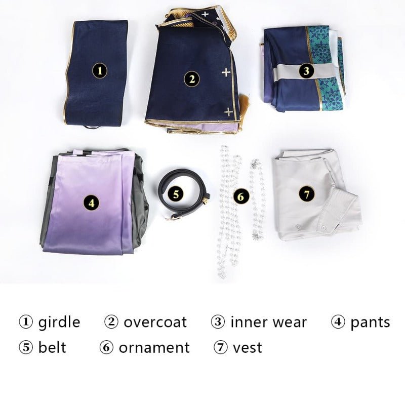 Traje de Cosplay de Oukawa Kohaku de Ensemble Stars C02047 - Outfit de Alta Calidad para Role Play - Fantasia Cosera