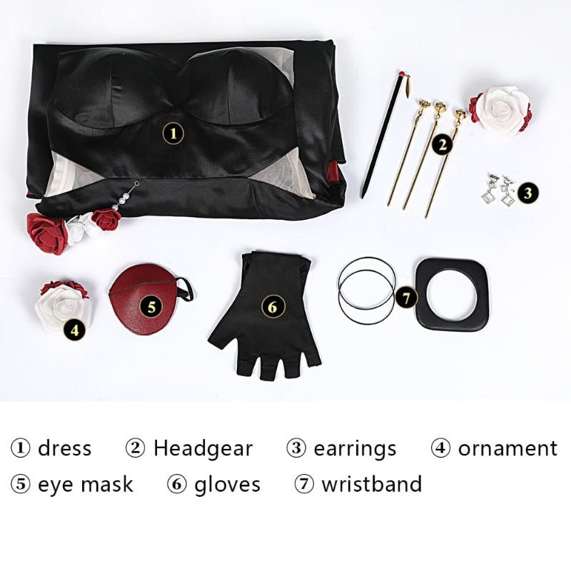 Traje de Cosplay de Beidou de Genshin Impact para Halloween y Convenciones de Anime - Fantasia Cosera