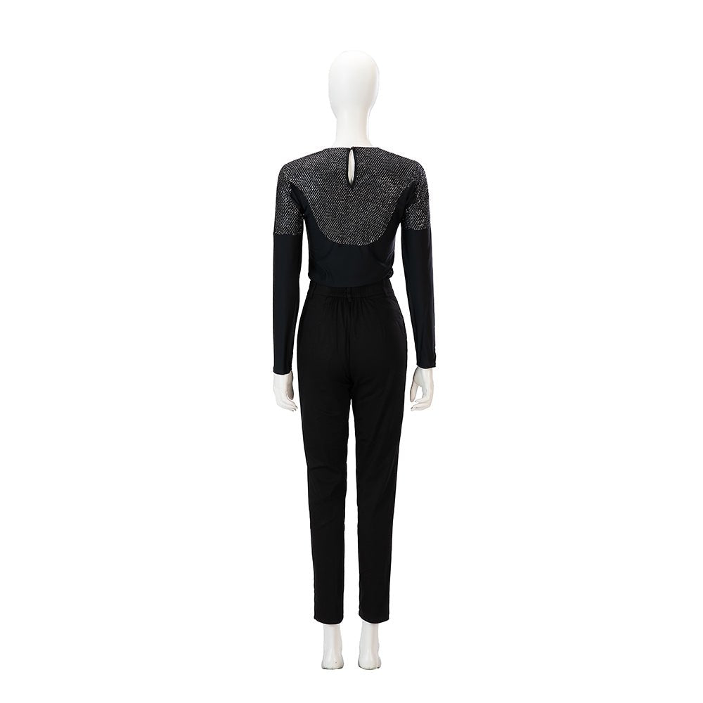 Traje de Cosplay de Mae de Star Wars: The Acolyte - Disfraz de Halloween para Mujer - Fantasia Cosera