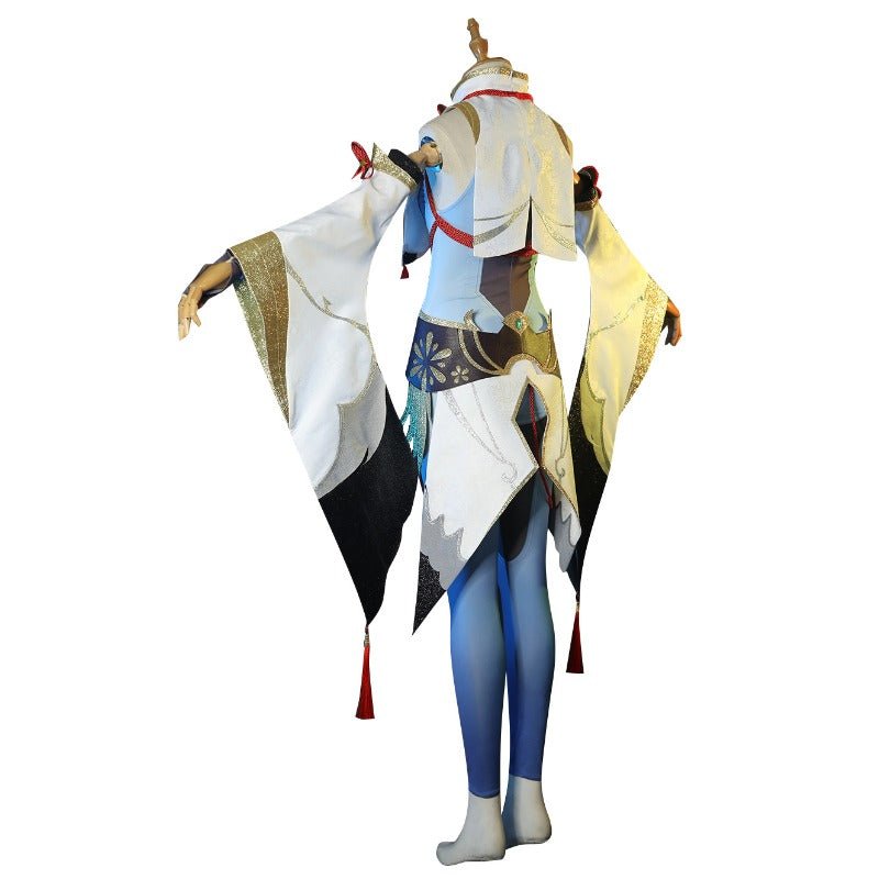 Traje de Cosplay de Shenhe de Genshin Impact - Conjunto Completo para Halloween y Roleplay - Fantasia Cosera