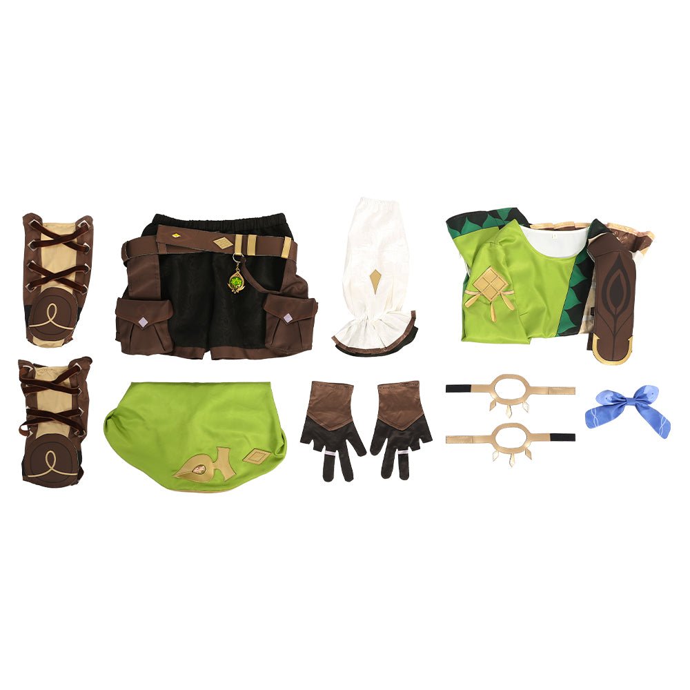 Traje de Cosplay de Rana de Genshin Impact para Fiestas de Halloween y Carnaval - Fantasia Cosera