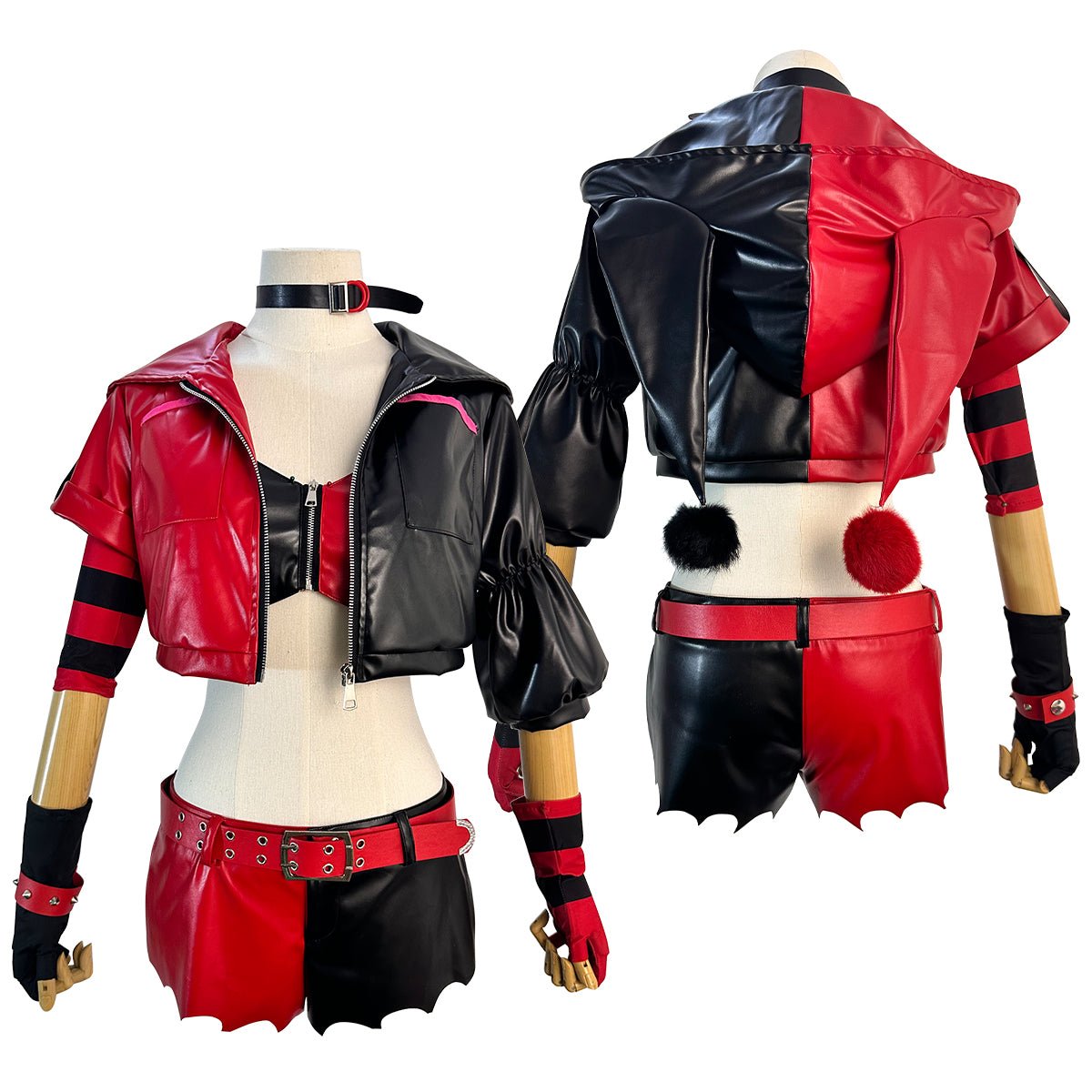 Traje de Cosplay de Harley Quinn de Suicide Squad - Calidad Premium - Fantasia Cosera