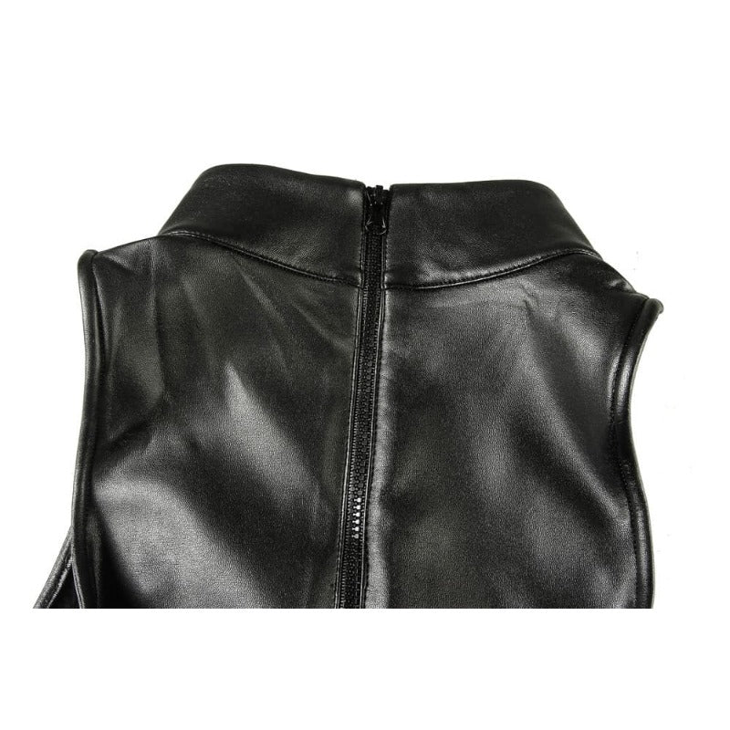 Traje de Cosplay de Alita Battle Angel - Chaleco y Pantalones de Cuero para Halloween - Fantasia Cosera