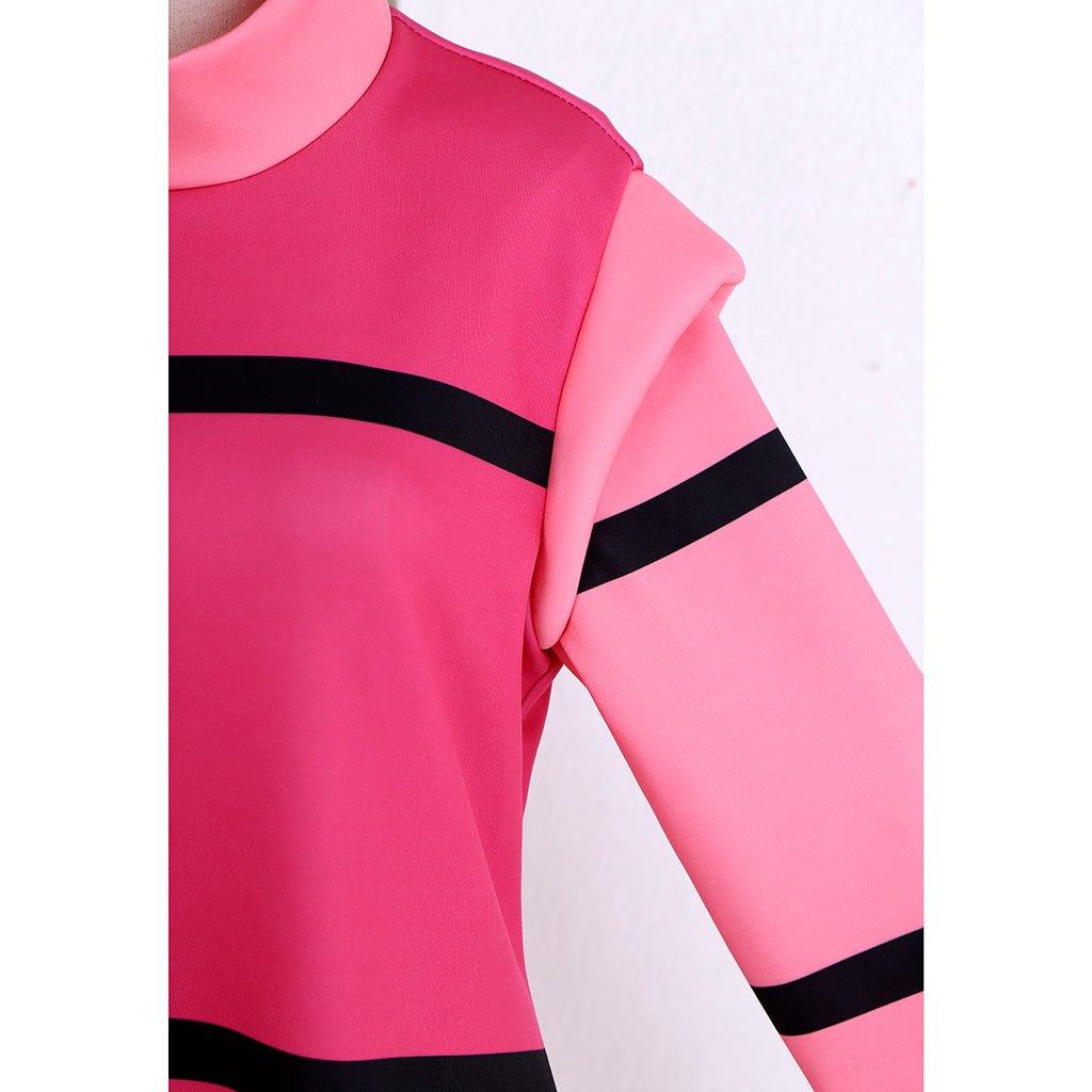 Chaqueta con Capucha Rosa para Mujer de ZIM Cosplay | Disfraz de Halloween y TV | Chaqueta de Cosplay de Invader ZIM - Fantasia Cosera