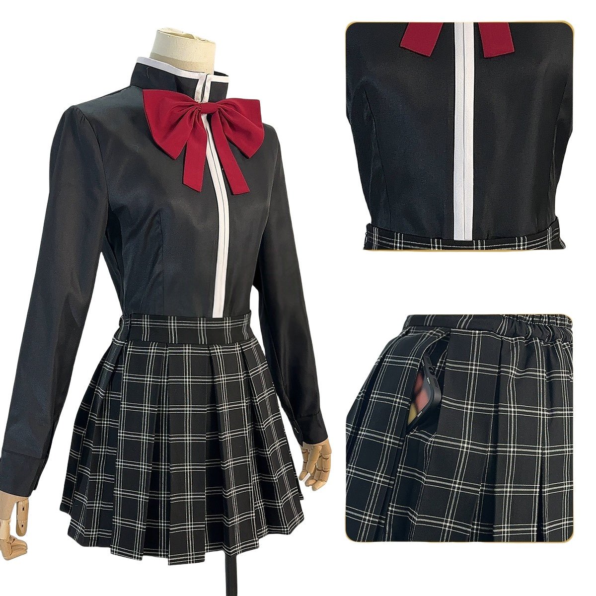 Traje de Cosplay de Chica Mágica Madoka Magica - Kaname Madoka, Akemi Homura - Fantasia Cosera