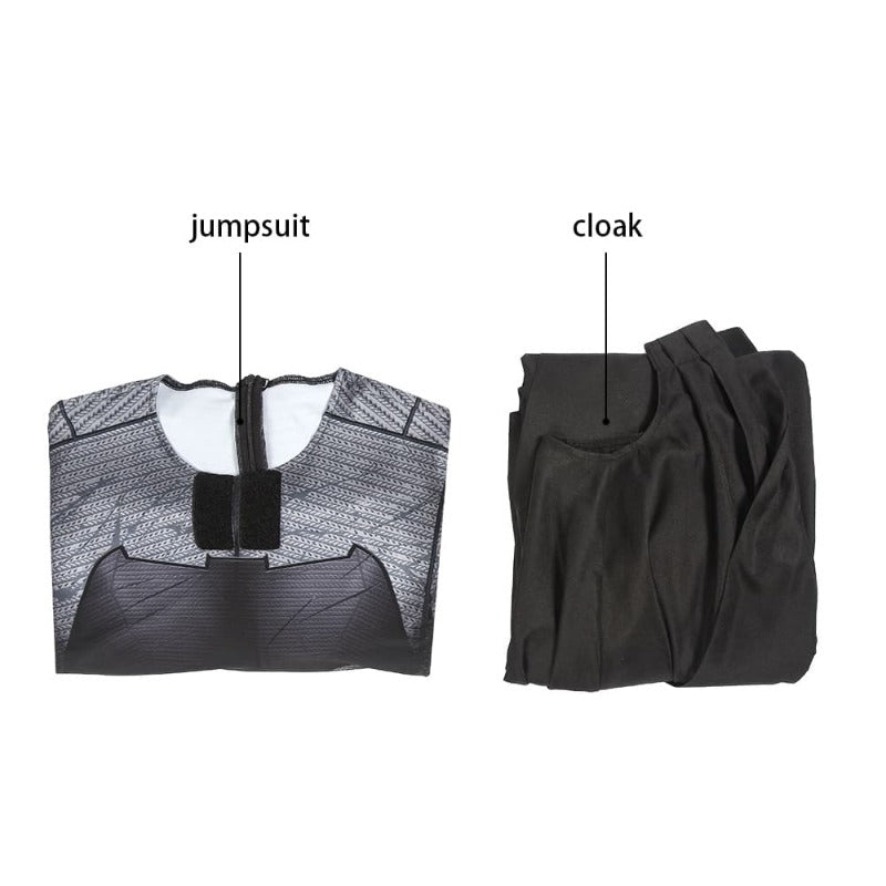 Traje de Cosplay Superhéroe Tierras Infinitas Clark Azul con Capa - Fantasia Cosera