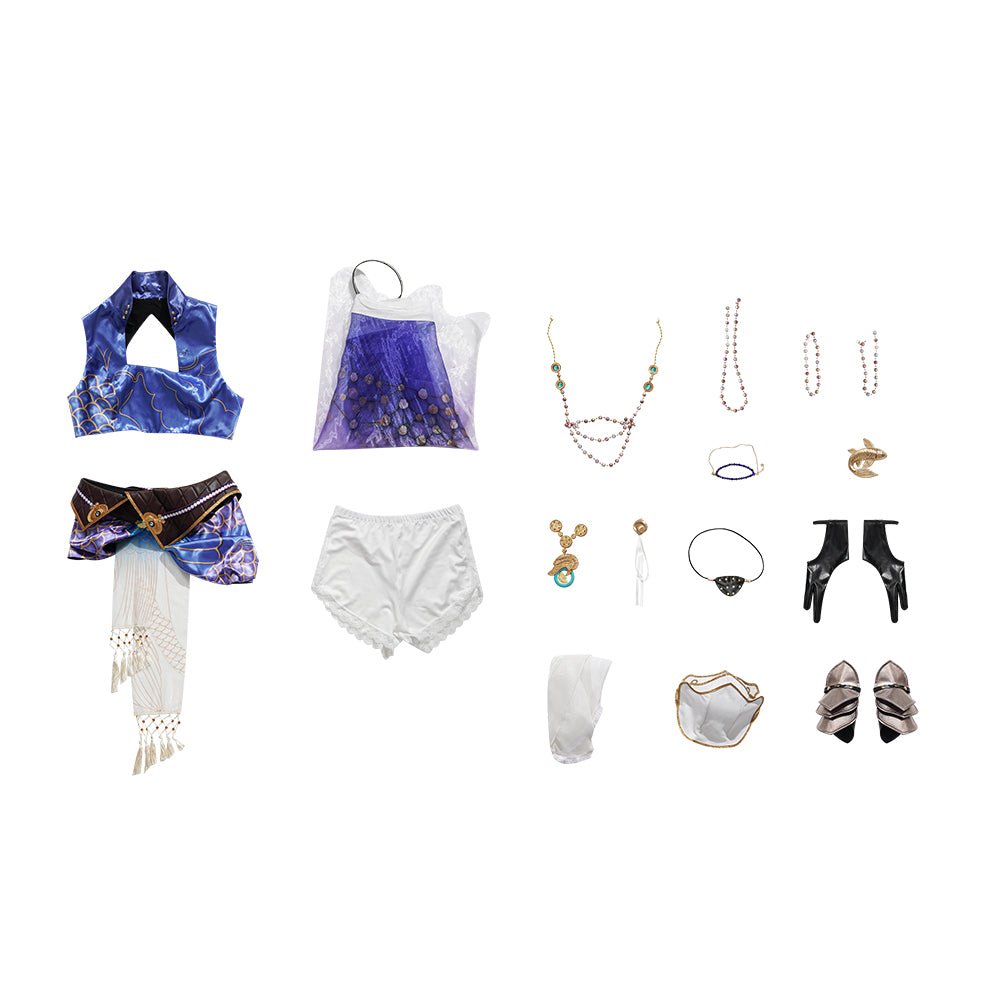 Traje de Cosplay de Valda Cui de NARAKA: Bladepoint para Mujer - Conjunto Completo de Falda - Fantasia Cosera