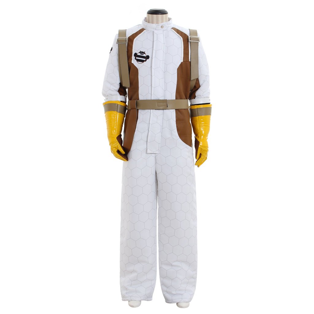 Traje de Cosplay de Mei Climatóloga para Mujer - Jumpsuit Blanco Completo - Fantasía Cosera - Fantasia Cosera