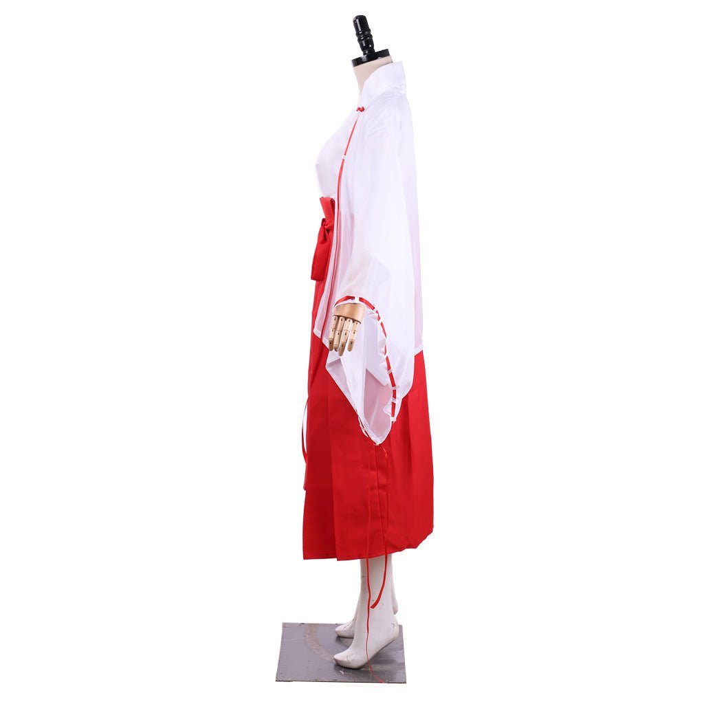 Conjunto completo de Kimono de Cosplay de Inuyasha Kikyo - Fantasia Cosera