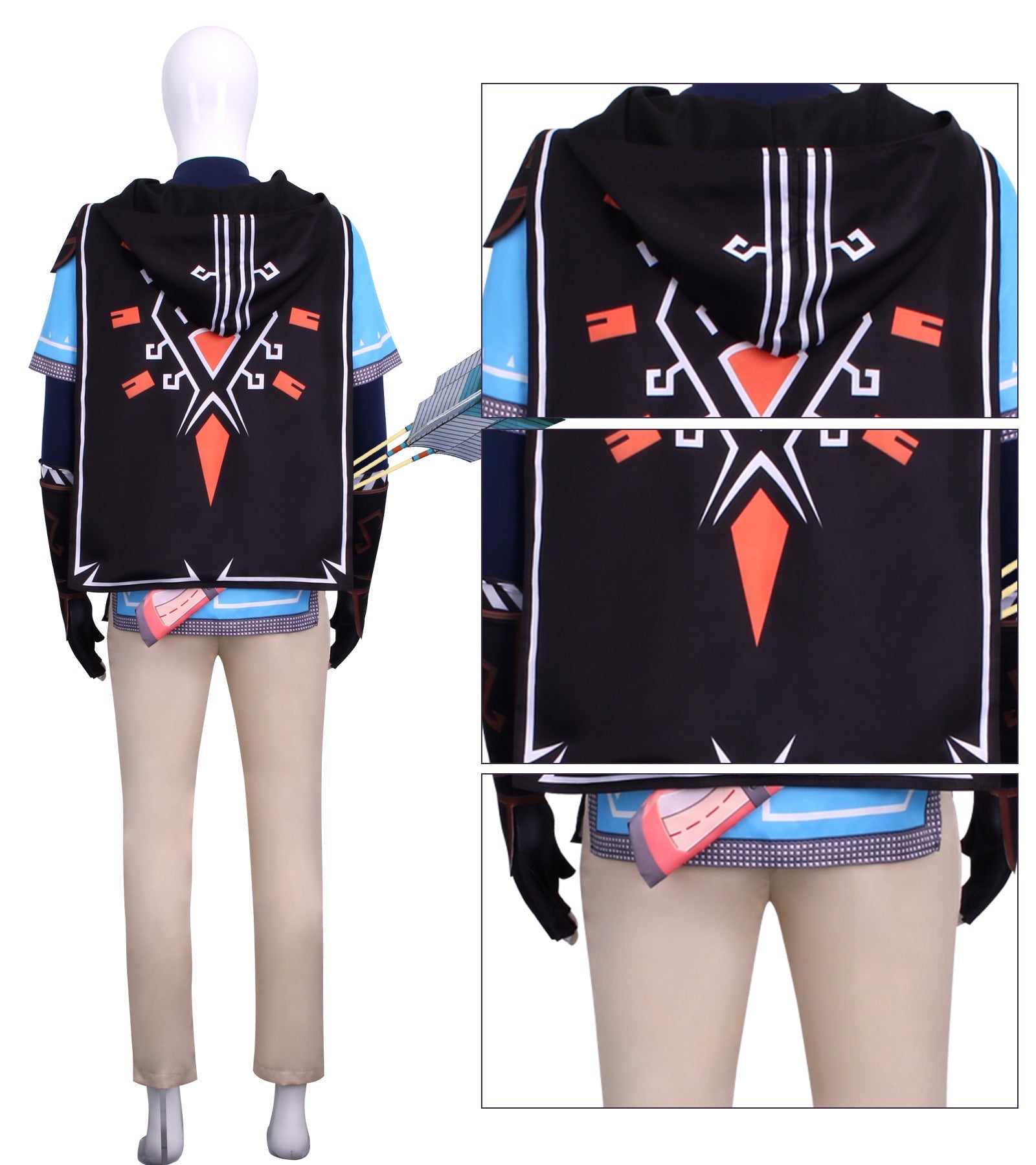 Zelda: Lágrimas del Reino Link RPG Traje de Cosplay - Fantasia Cosera