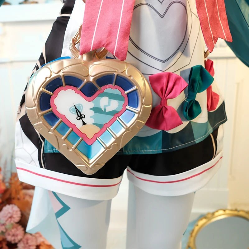 Traje de Cosplay de Sigewinne, Enfermera Jefa de Fontaine en Genshin Impact, con Colas para Halloween Mujer - Fantasia Cosera