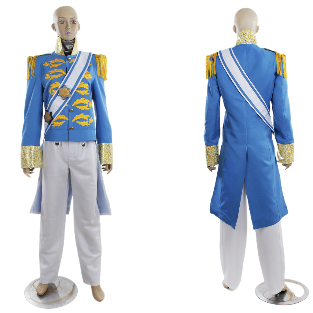 Serie de Disfraces de Cosplay de Disney Cenicienta: Princesa, Príncipe, Madrastra y Criada - Fantasia Cosera