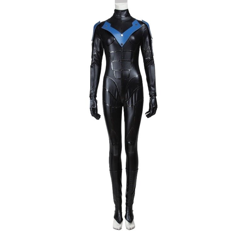 Traje de Cosplay de Arkham City Dick Grayson Nightwing para Halloween y Carnaval - Fantasia Cosera