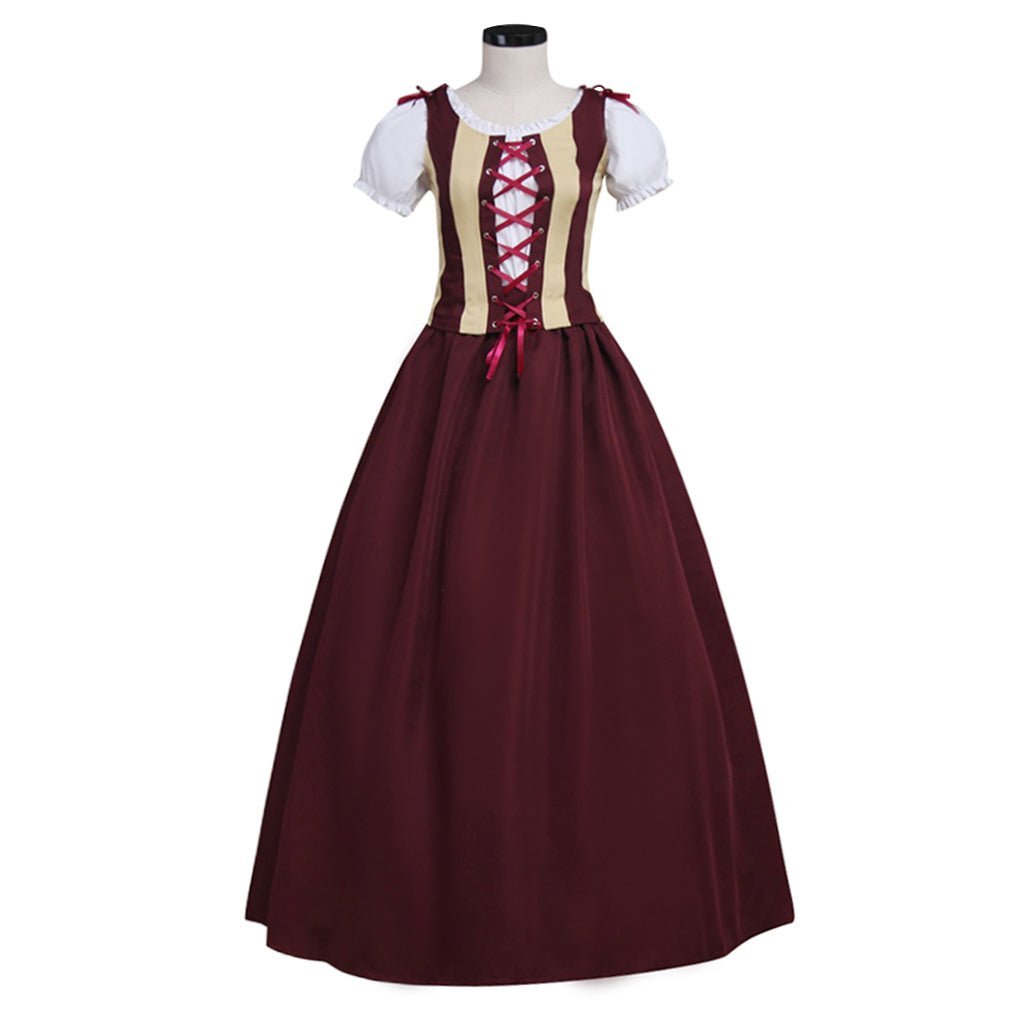 Vestido de Princesa Victoriano Medieval del Siglo XVIII, Vestido de Corte Renacentista, Gótico para Mascarada - Fantasia Cosera