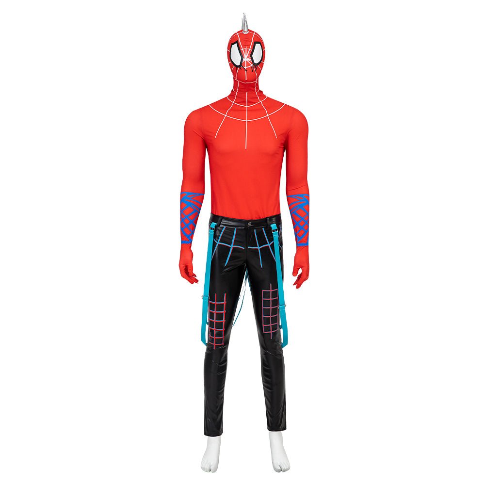 Traje de Cosplay Punk Spider-Man (Hobie) de Spider-Man: A Través del Spider-Verso - Fantasia Cosera