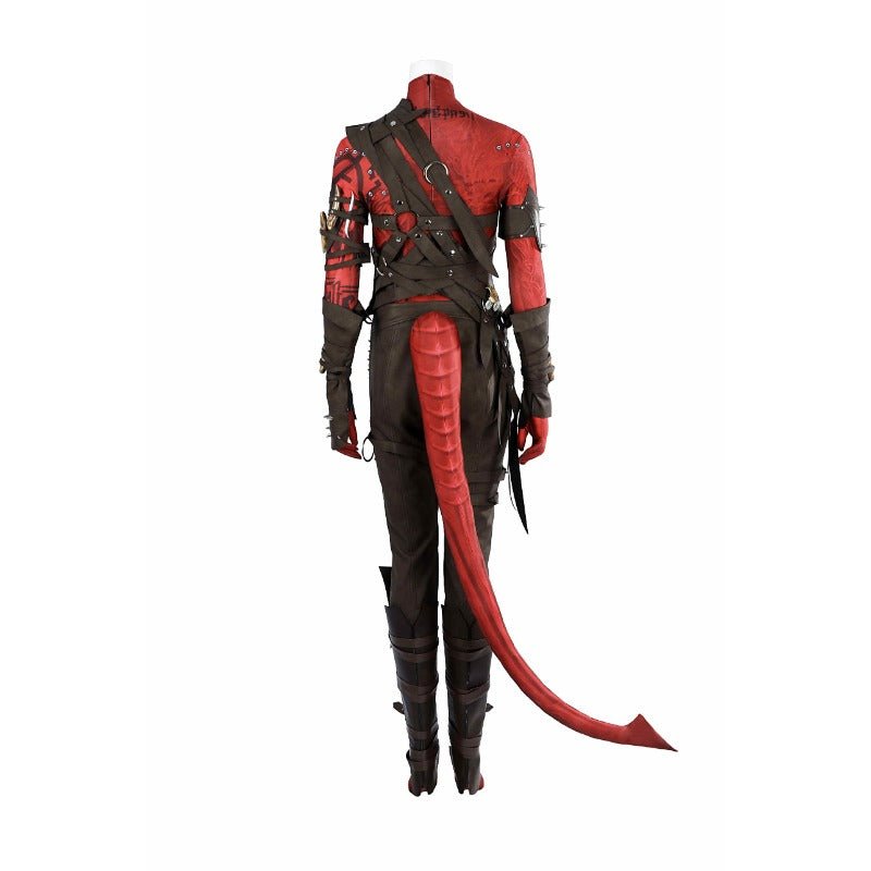 Conjunto de Cosplay de Karlach de Baldur's Gate - Fantasia Cosera