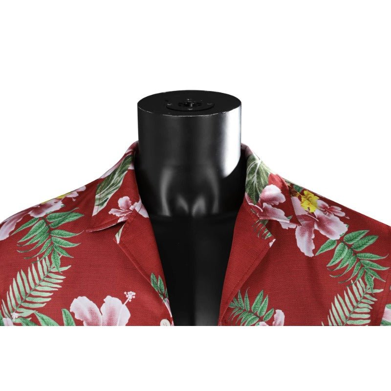 Camisa de Cosplay Kasuga Ichiban - Manga Corta Inspirada en Juego para Hombres - Fantasia Cosera