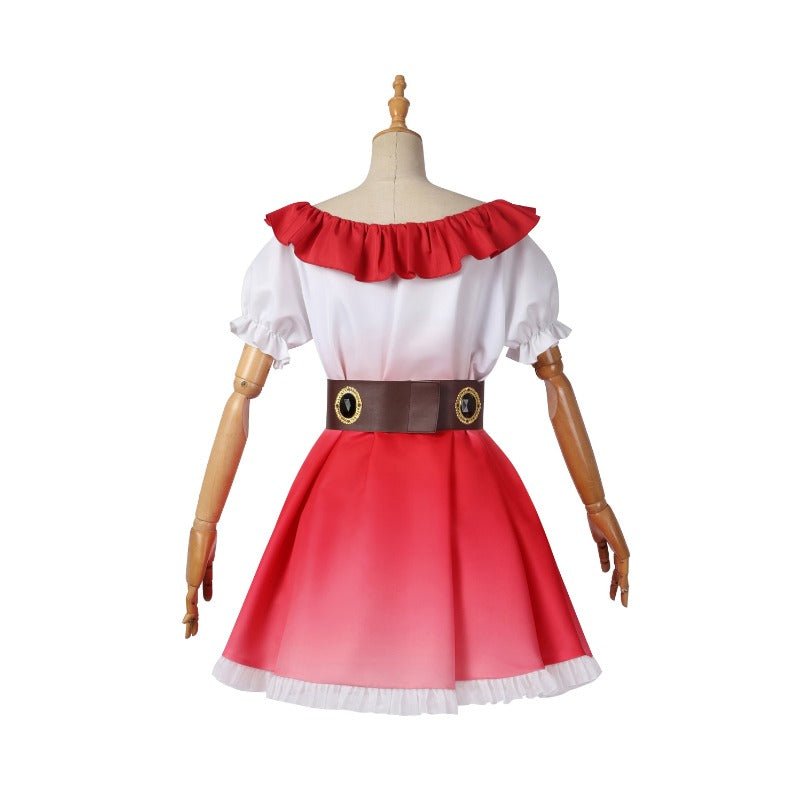 Traje de Cosplay de Hoshino Ai de OSHI NO KO - Vestido de Cantante Conjunto Completo con Falda y Tocado - Fantasia Cosera