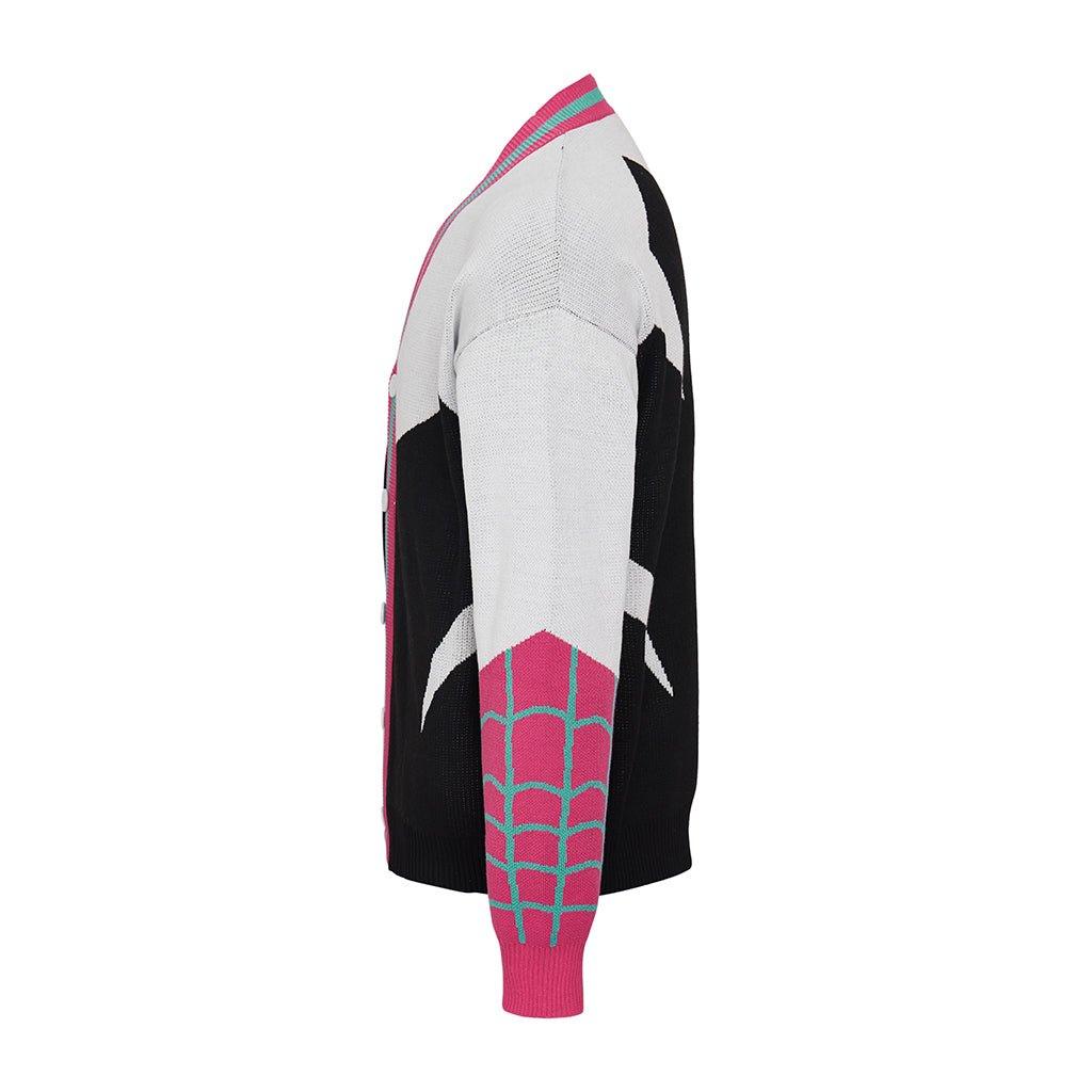 Chaqueta de Punto Gwen Cosplay | Cuello en V Unisex para Uso Casual, Halloween, Carnaval - Fantasia Cosera