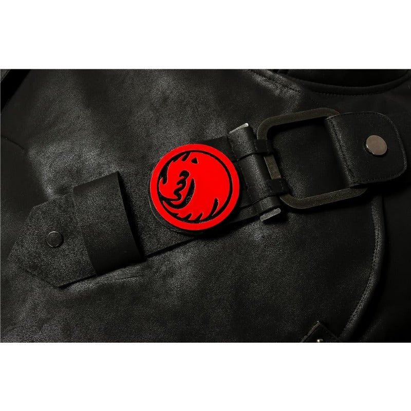 Traje de Cosplay Hiccup Cómo Entrenar a tu Dragón 2 en Piel PU Premium - Fantasia Cosera