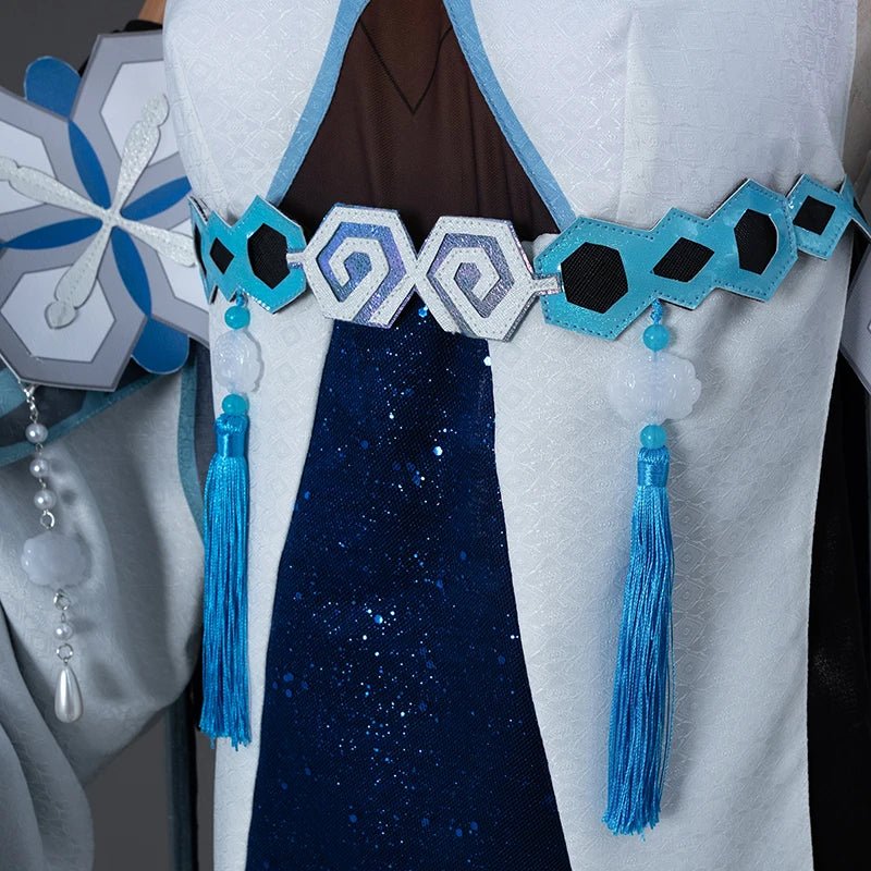 Traje de Cosplay de Guizhong de Genshin Impact para Mujer - Vestido de los Dioses de Liyue - Fantasia Cosera