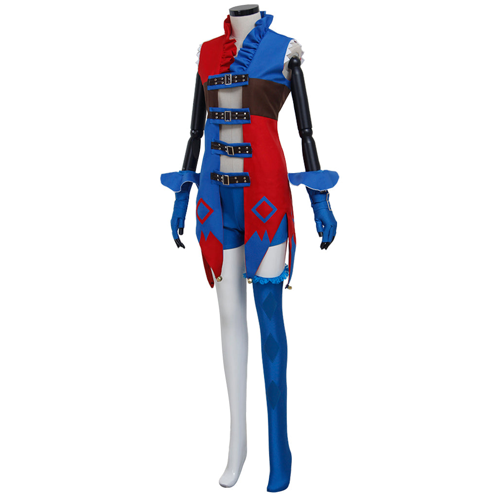 Traje de Cosplay de Harley Quinn – Divertido, Feroz e Icónico Outfit de Supervillana para Mujeres - Fantasia Cosera