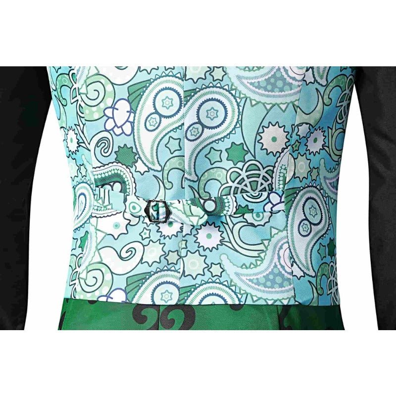 Traje de Riddler Edward Nygma Verde - Disfraz de Villano de Batman para Hombres - Fantasia Cosera