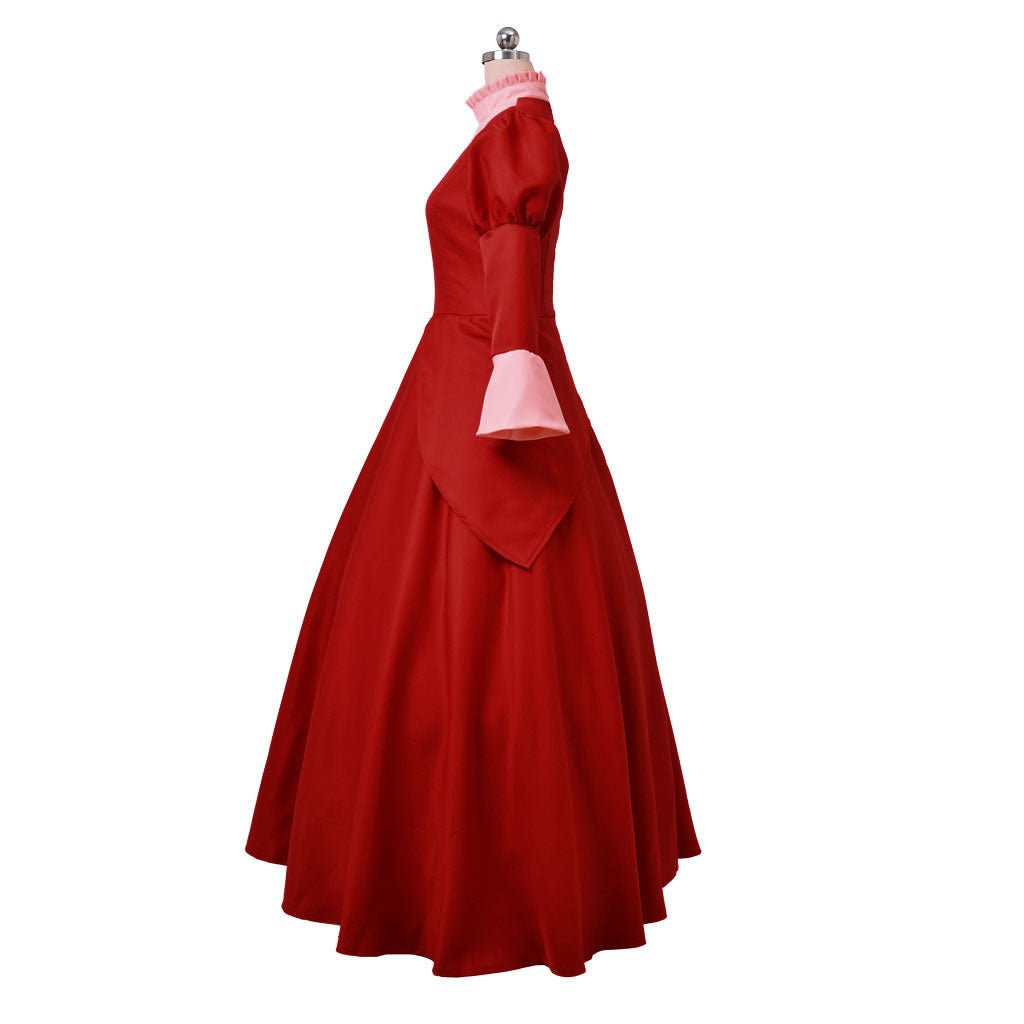 Disfraz de Lady Tremaine | Vestido de Reina Roja para Mujer | Traje para Halloween y Serie Disney - Fantasia Cosera