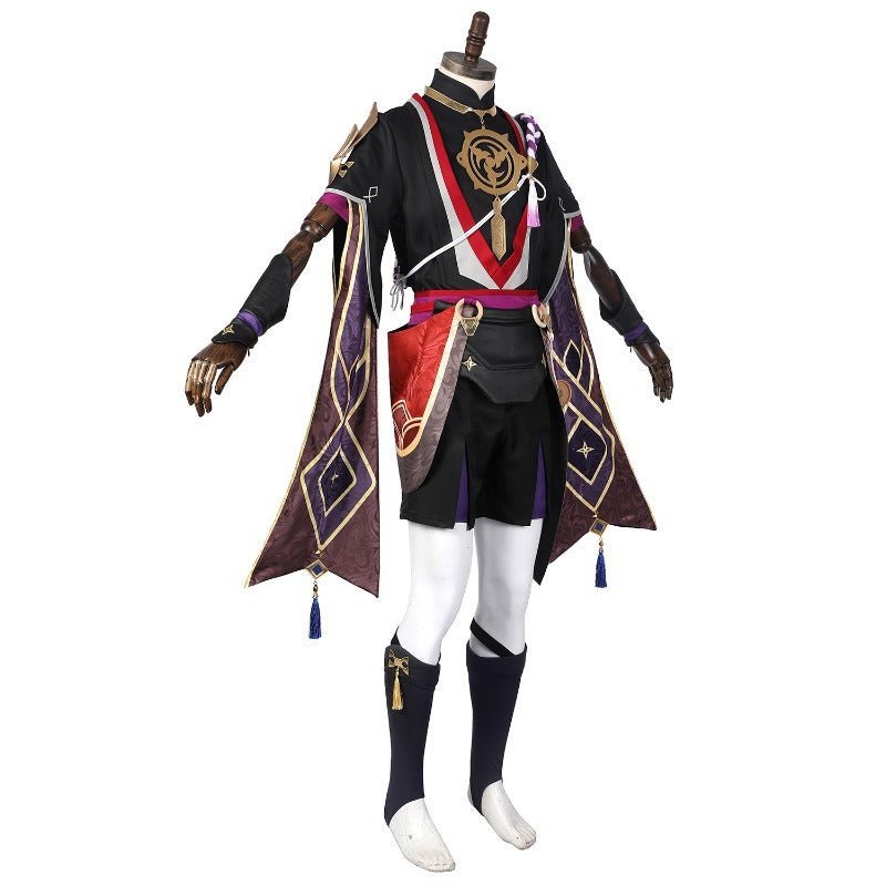 Traje de Cosplay de Scaramouche de Genshin Impact Ver 1 - Disfraz de Halloween - Fantasia Cosera