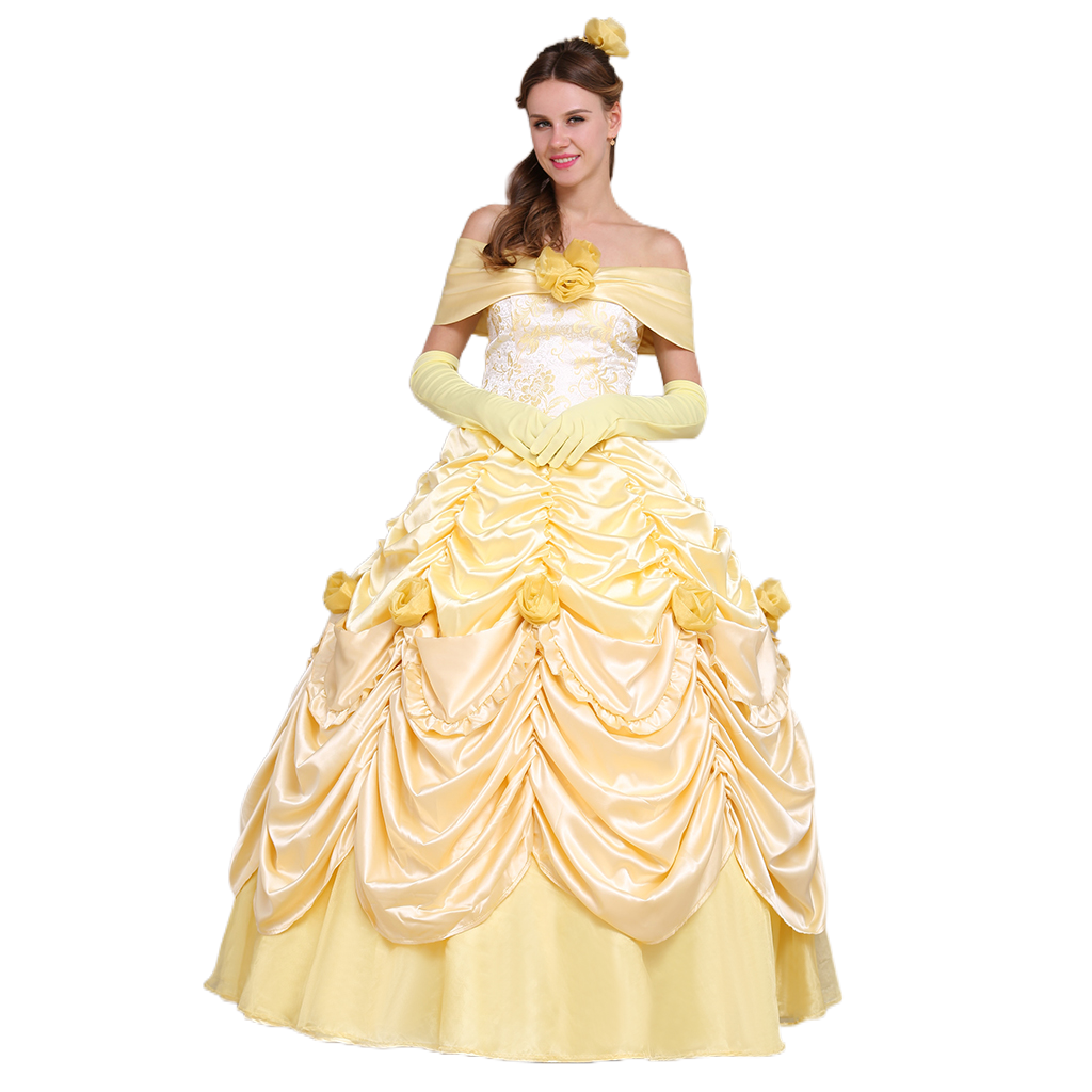 Belle y la Bestia Traje de Cosplay Serie | Vestido de Princesa para Eventos - Fantasia Cosera