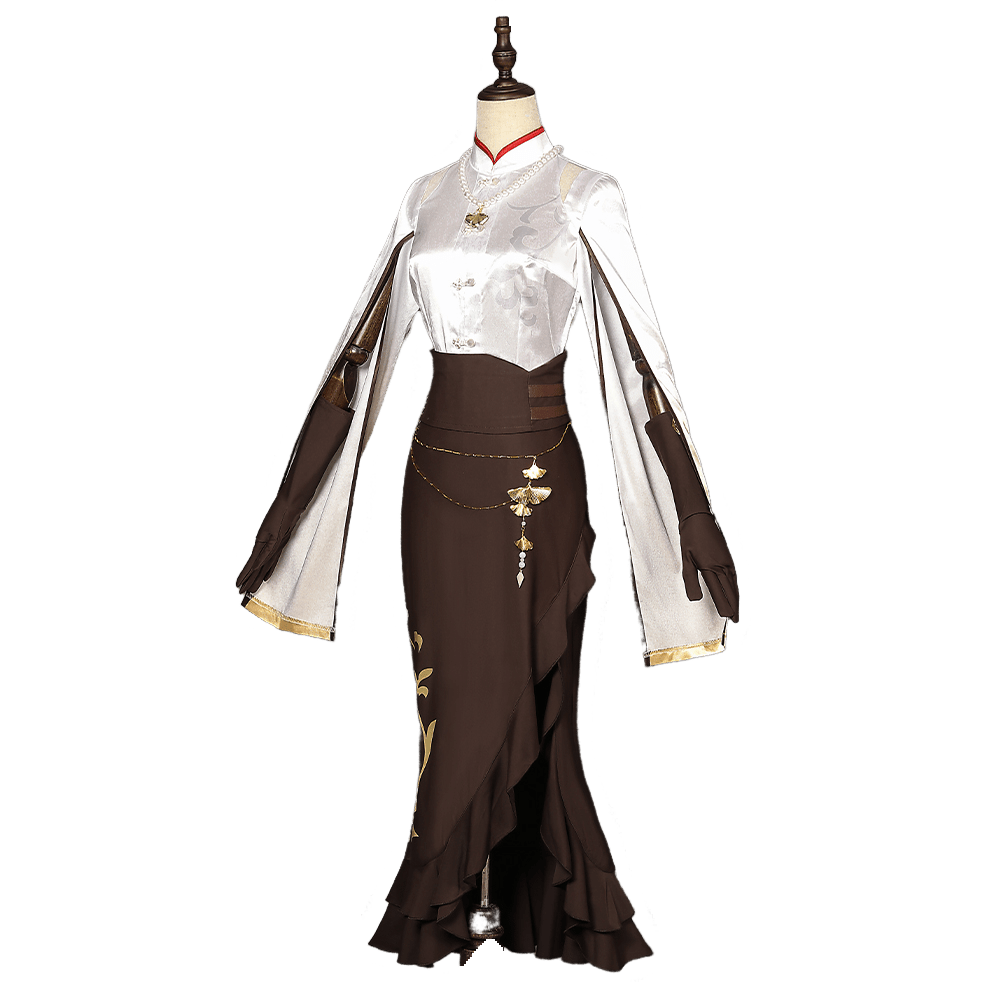 Genshin Impact x Pizza Hut - Traje de Cosplay de Ningguang - Fantasia Cosera