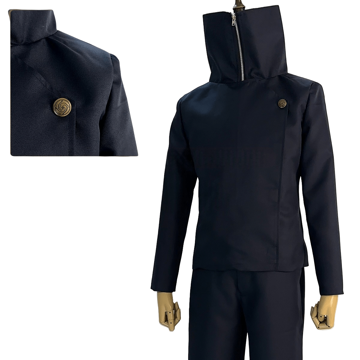 Traje de Cosplay de Inumaki Toge de Jujutsu Kaisen - Calidad Premium - Fantasia Cosera