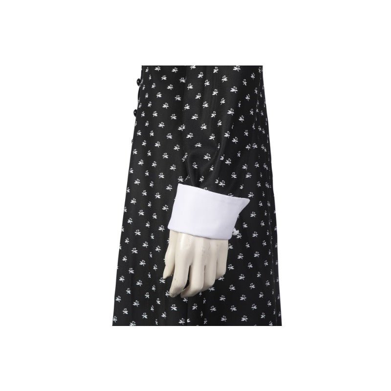 Vestido Cosplay de Wednesday Addams – Traje de Mujer de la Familia Addams para Halloween y Cosplay - Fantasia Cosera