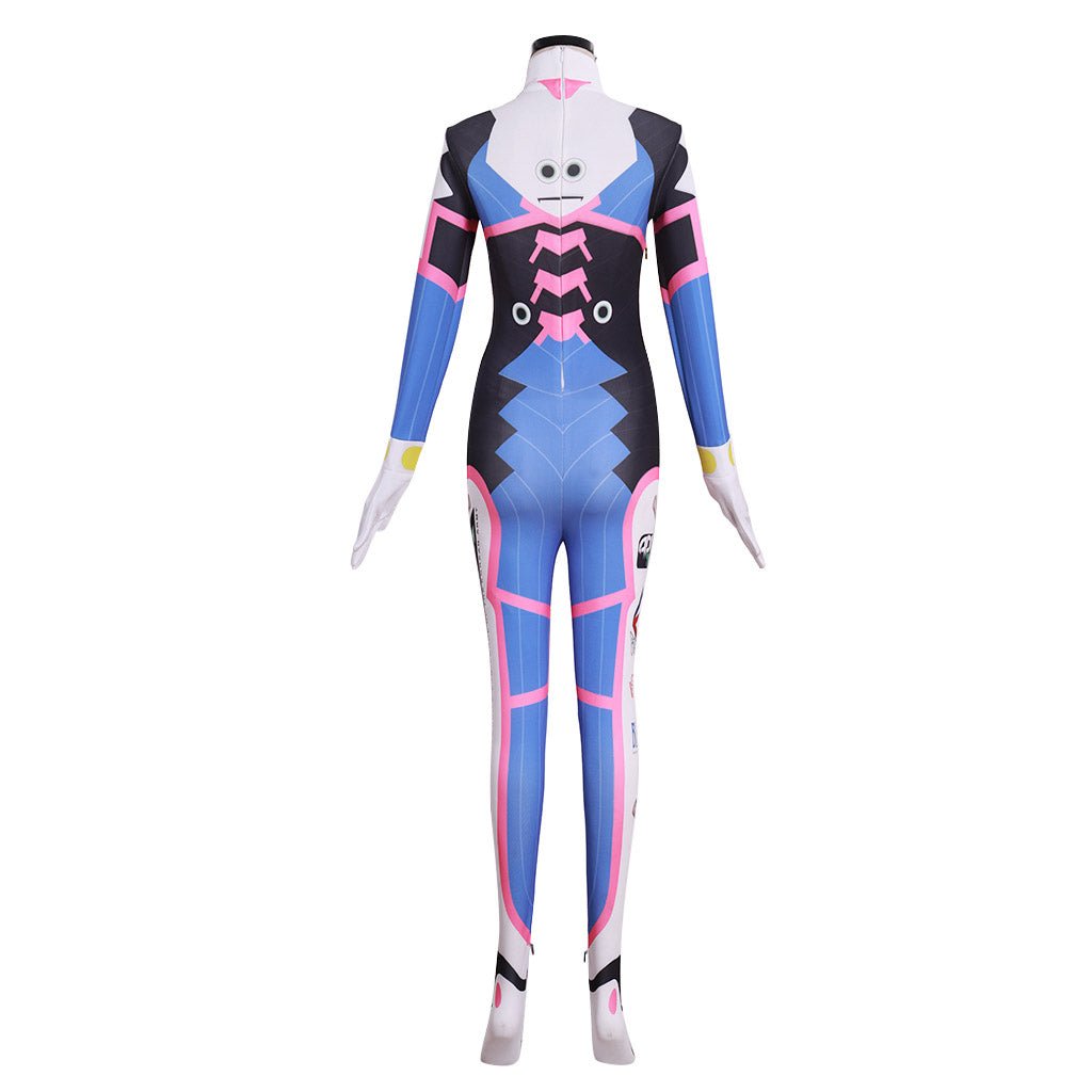 Traje Zentai D.Va Overwatch Cosplay para Gamers y Fans del Cosplay - Fantasia Cosera
