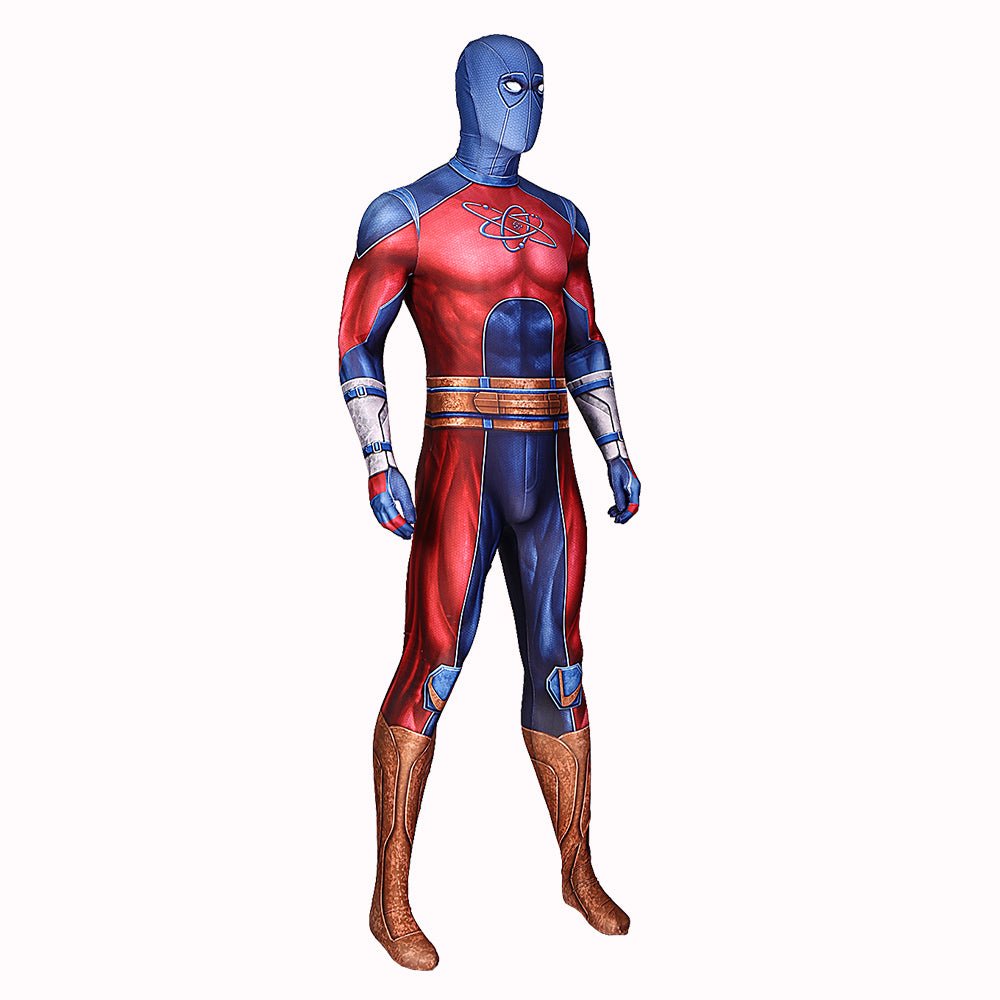 Traje de Cosplay de Black Adam Atom Smasher, Disfraz de Superhéroe para Halloween - Fantasia Cosera