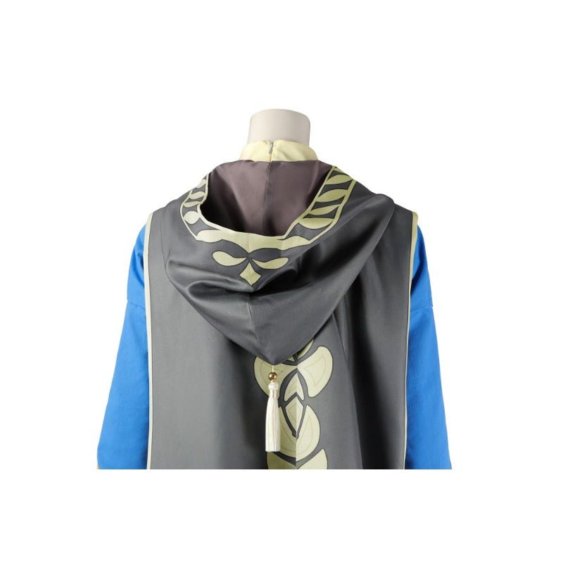 Traje de Cosplay de Princesa Zelda Azul - Outfit de La Leyenda de Zelda: Aliento de lo Salvaje para Halloween y Eventos - Fantasia Cosera