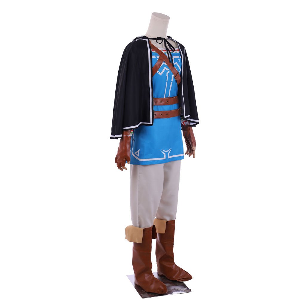Juego Zelda: Aliento de lo Salvaje Traje Cosplay Link Conjunto Completo - Outfit Auténtico de Héroe - Fantasia Cosera