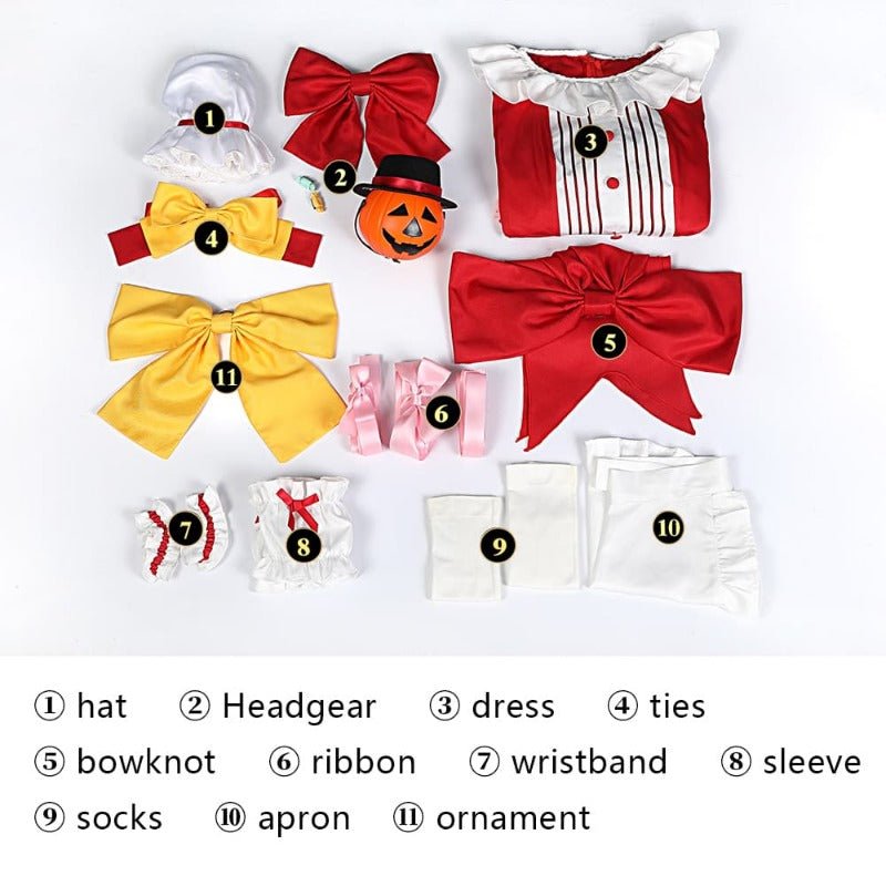 Disfraz de Flandre Scarlett de Touhou Project para Halloween, Navidad y Carnaval - Fantasia Cosera