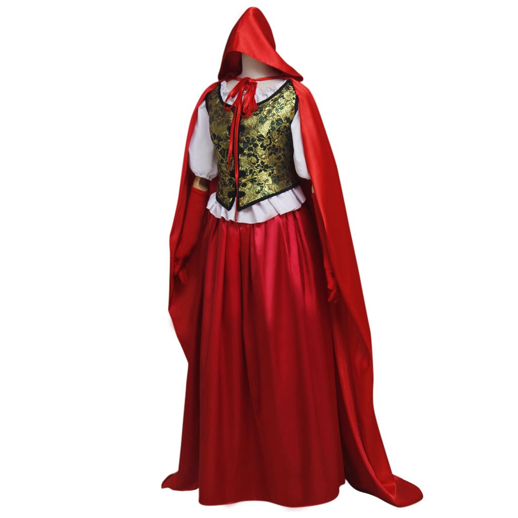 Disfraz de Caperucita Roja de Ruby de Érase una Vez | Traje de Cosplay para Mujeres Adultas Halloween - Fantasia Cosera