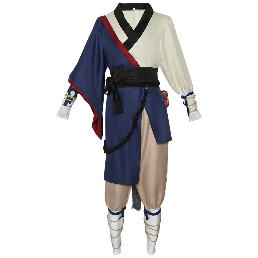 Traje de Cosplay Black Myth: Wukong | El Destinado Guerrero Enmascarado para Halloween y Expos de Anime - Fantasia Cosera
