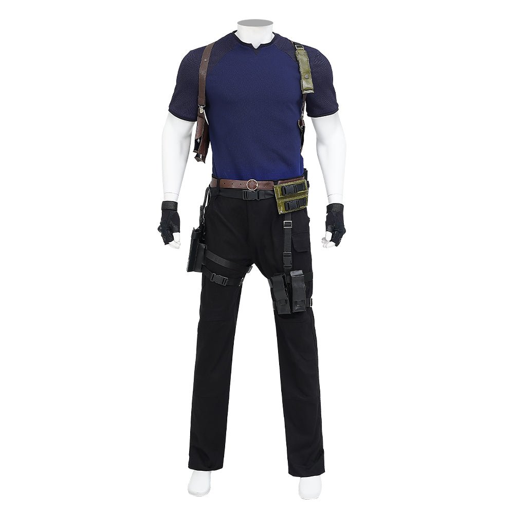 Traje de Cosplay de Leon S. Kennedy de Resident Evil 4 Remake - Outfit de Juego de Alta Calidad - Fantasia Cosera