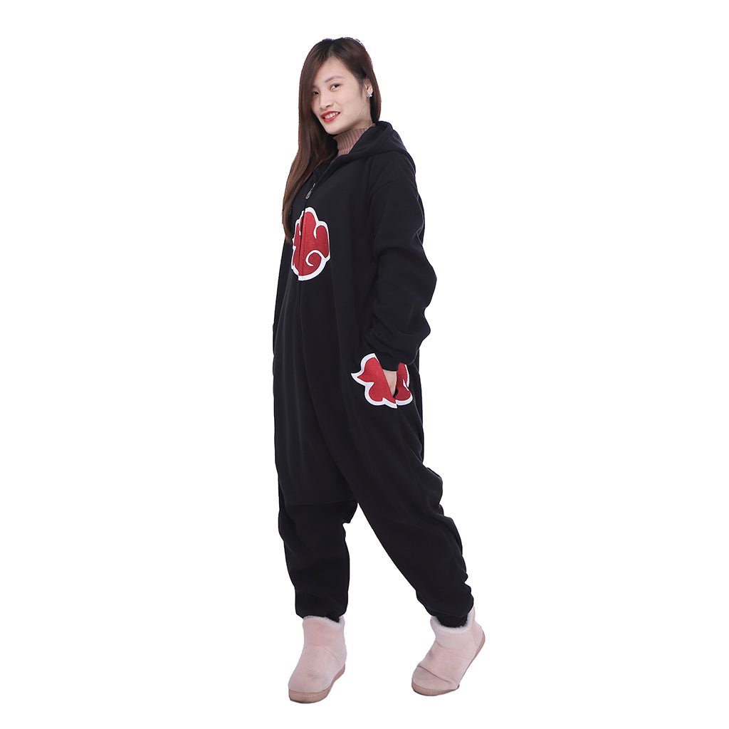 Pijama Unisex de Nube Akatsuki Anime para Adultos, Mono de Poliéster para Dormir, Halloween, Carnaval y Cosplay - Fantasia Cosera