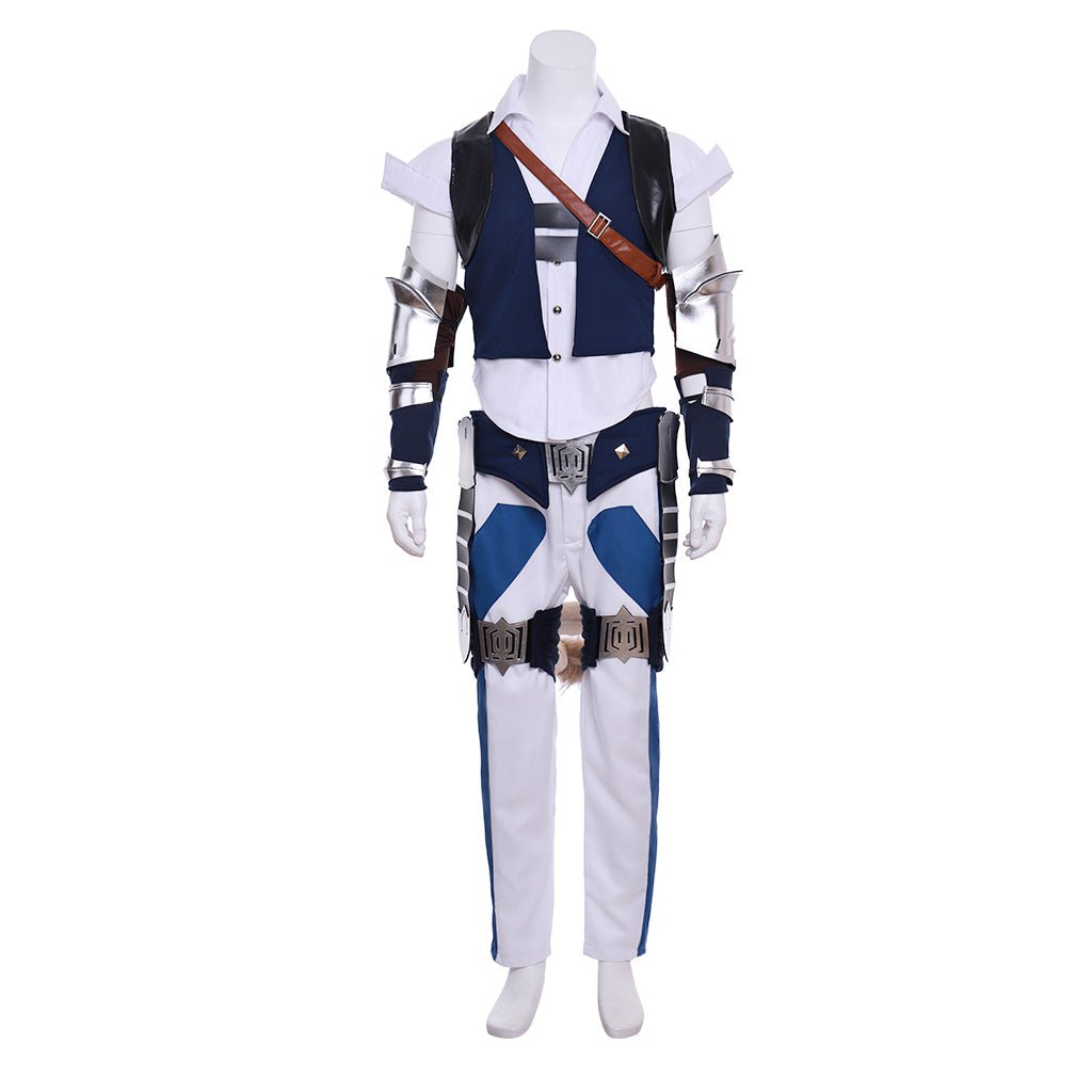 Traje de Cosplay Miqo'te Masculino de Final Fantasy XIV para Halloween - Fantasia Cosera